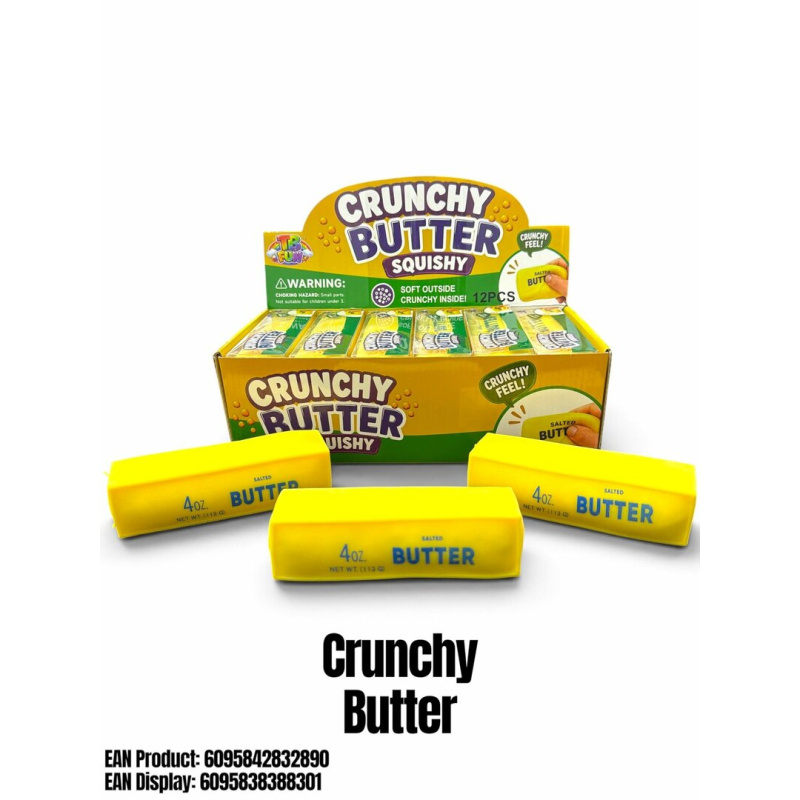  Crunchy Butter Squishy TB Fun 1x 