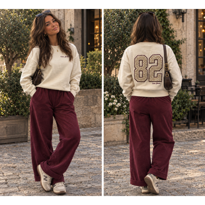 Madison beige trui