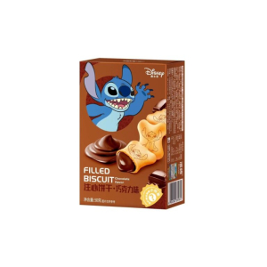 Disney Asia Stitch Filled Biscuit Chocolate 50g Disney Asia Stitch Filled Biscuit Chocolate 50g