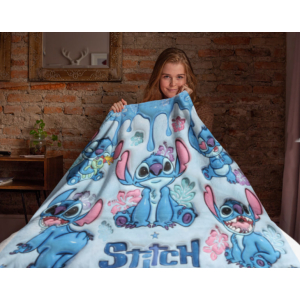 Stitch superzachte fleece deken 150x200cm