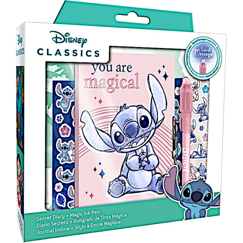 Stitch Stationery set dagboek + magische pen