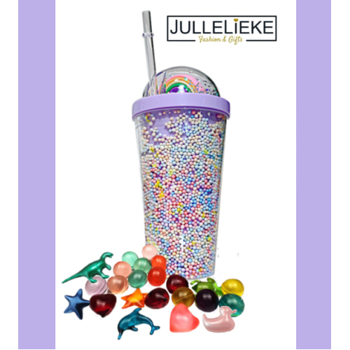 RAINBOW ROZE GLITTER CUP + 40 BADPARELS