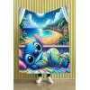 Stitch Sleepy superzachte fleece deken 150x200cm