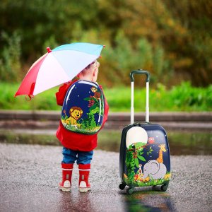 Leuke Jungle trolley met aparte rugzak. Leuke Jungle trolley met aparte rugzak.