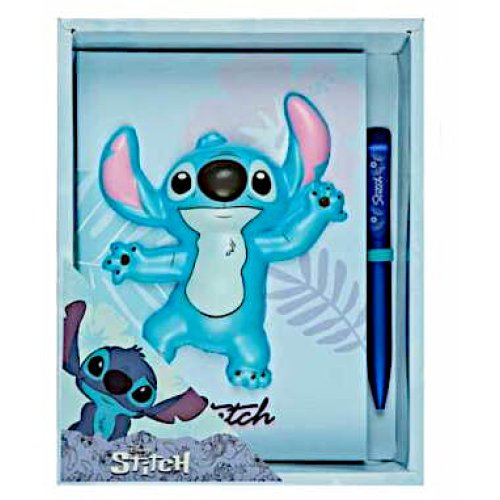 Stitch Squishy notitieboek met pen