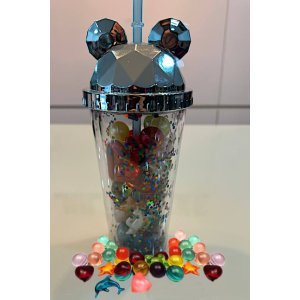 METALLIC CAT GLITTER CUP + 40 BADPARELS METALLIC CAT GLITTER CUP + 40 BADPARELS