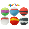 Bruisballen set 6 met Super Hero's figuurtjes