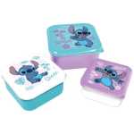 stitch snackbox lunchbox Fruitbox 3 stuks!