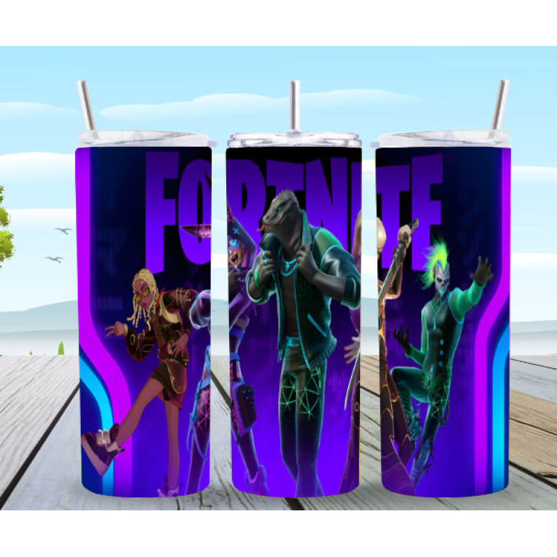 1 GEWELDIGE Fortnite DRINK CUP BEKER 500ML INOX 3D