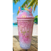 SCHATTIGE UNICORN DRINK BEKER ROZE 01