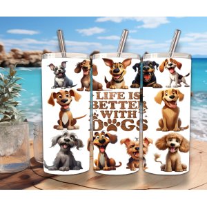 1 GEWELDIGE honden DRINK CUP BEKER 500ML INOX 3D 1 GEWELDIGE honden DRINK CUP BEKER 500ML INOX 3D