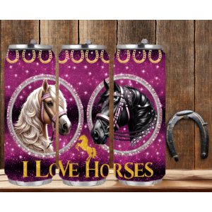 1 GEWELDIGE PAARDEN DRINK CUP BEKER 500ML INOX 1-07 1 GEWELDIGE PAARDEN DRINK CUP BEKER 500ML INOX 1-07