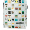 MINECRAFT FACES GROTE WASZAK MET RITS XL 