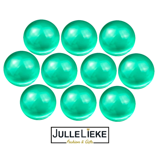 10 badparels groene kiwi transparant