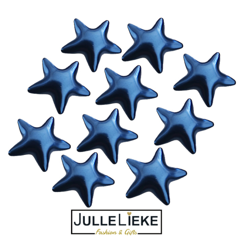 10 badparels sterretje blauw 