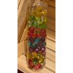 100 mix bad parels in transparante gift box.