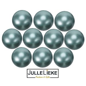 10 badparels blauw pearly 10 badparels blauw pearly