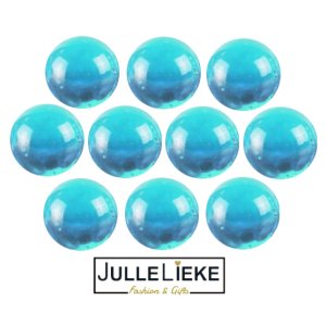 10 badparels blauw transparant 10 badparels blauw transparant