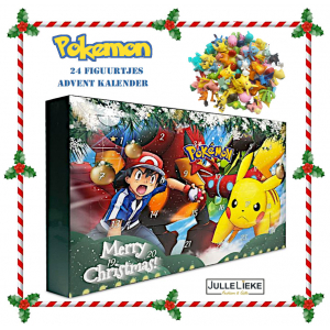 24 poppetjes Pokemon advent kalender groen 24 poppetjes Pokemon advent kalender groen