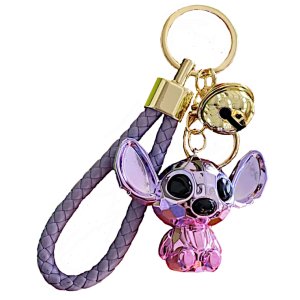 Schattige Lilo Stitch bling bling sleutelhanger