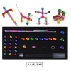 Rainbow Magische Fidget Magneet Pennenset 2