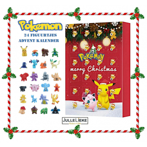 24 poppetjes Pokemon advent kalender rood 24 poppetjes Pokemon advent kalender rood