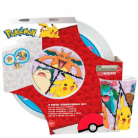 POKEMON LUNCH SET  3-DELIG