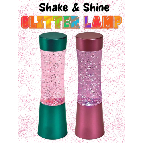 Glitterlamp shake, glitter and shine