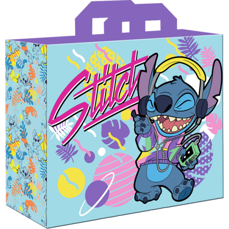 Stitch Tas Shopping Bag Headphones