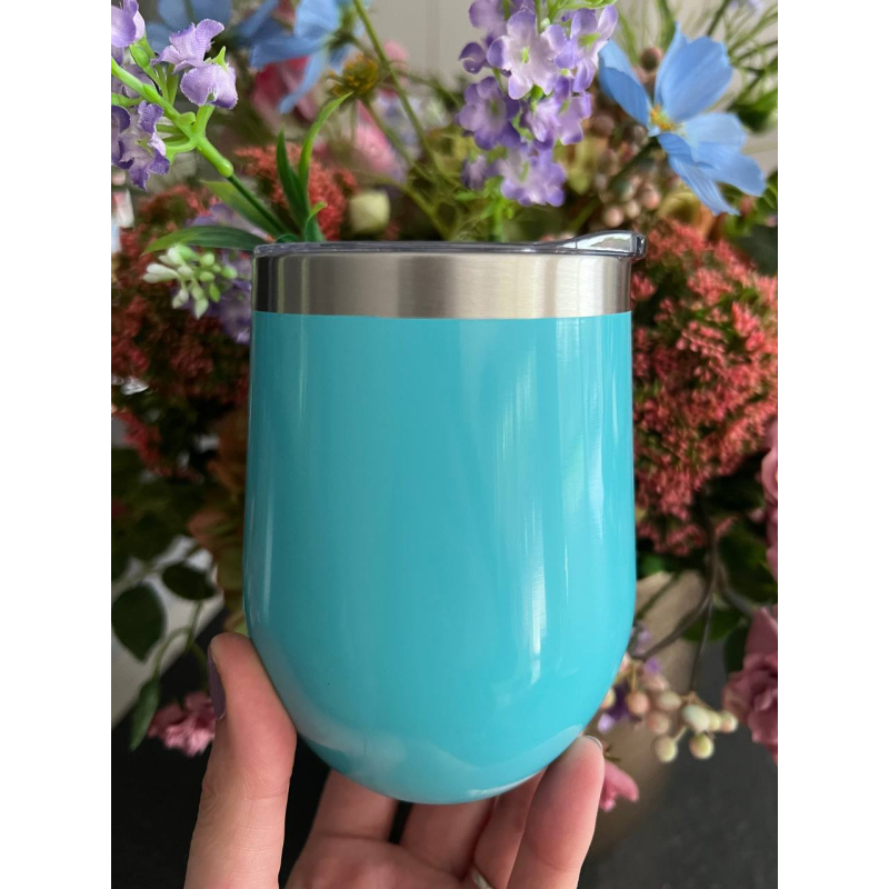 1 GEWELDIGE RIVIERA GREEN CUP INOX 