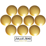 10 badparels goud glitter