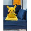 Pluche Pikachu Pokemon knuffel met deken 