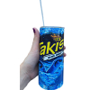 TAKIS BLUE HEAT GIFTBOX DRINK BEKER + 2 ZAKKEN CHIPS 