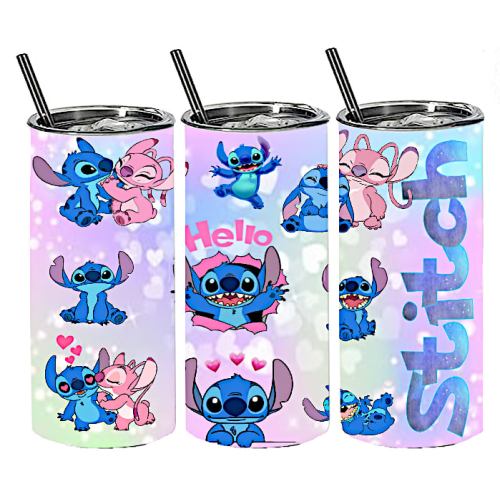 1 LEUKE STITCH DRINK BEKER 500ML INOX 