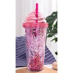 BLING BLING ROZE DRINK BEKER 