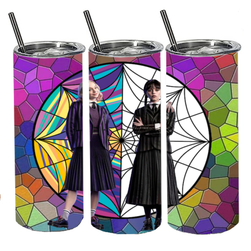 LEUKE WEDNESDAY en ENID CUP TUMBLER 600ML 