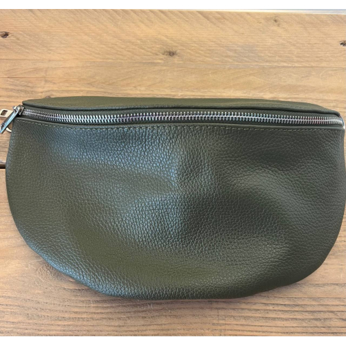BESTSELLER TAS LEER GROEN 2