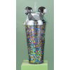 BLAUW METALLIC KLEURIGE MICKEY GLITTER DRINK BEKER 