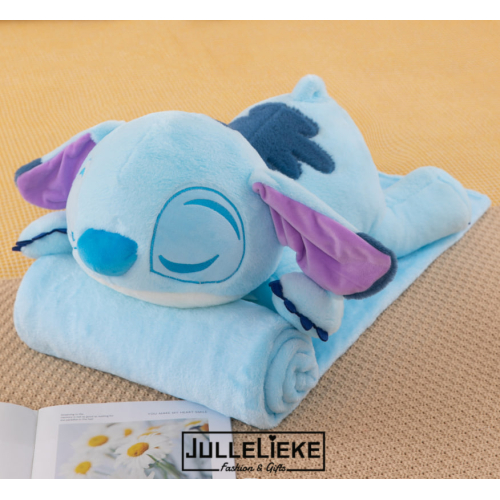 Pluche Stitch knuffel met deken 