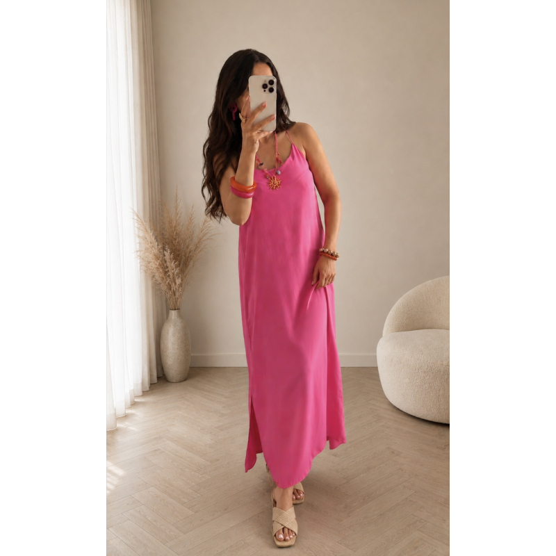 Maxi dress roze
