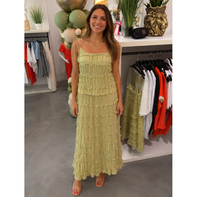 Besta top & rok groen