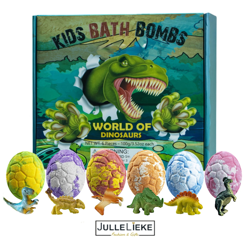 Bruisballen set Dinosaurus 6 delig