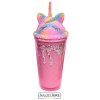 SCHATTIGE UNICORN DRINK BEKER ROZE 