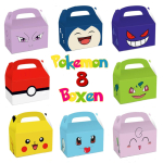 8 verschillende Pokemon Verjaardagsfeestje Candy Box