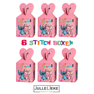 6 Stitch Verjaardagsfeestje Candy Boxen
