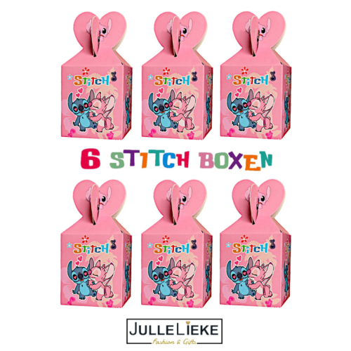 6 Stitch Verjaardagsfeestje Candy Boxen