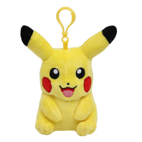 2 x Pokemon Pikachu pluche sleutelhanger aanbieding!