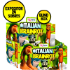 1 Brainrot blindbox figuur + 3 kaarten