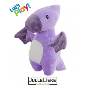 Pluche Dinosaurus paars