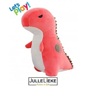 Pluche Dinosaurus rood